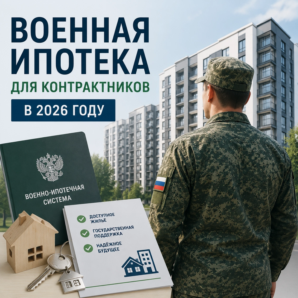 Военная ипотека для контрактников в 2026 году